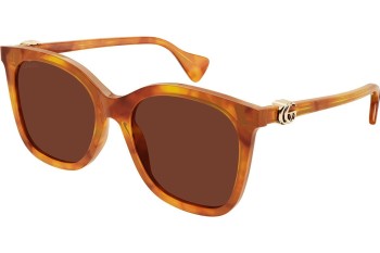 Zonnebril Gucci GG1071S 003 Vierkant Havana