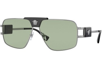 Слънчеви очила Versace Special Project Aviator VE2251 1001/2 Пилотни Сребърна