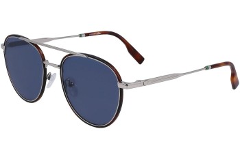 Okulary przeciwsłoneczne Lacoste L258S 045 Pilotki (Aviator) Srebrne