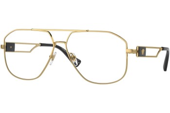 Silmälasit Versace VE1287 1002 Pilotti Kulta