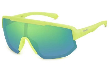 Okulary przeciwsłoneczne Polaroid PLD7047/S 4AN/5Z Polarized Pojedyncze | Shield Zielone