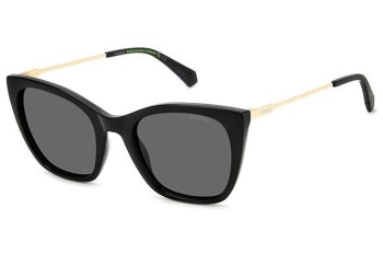 Okulary przeciwsłoneczne Polaroid PLD4144/S/X 807/M9 Polarized Kocie oczy Czarne