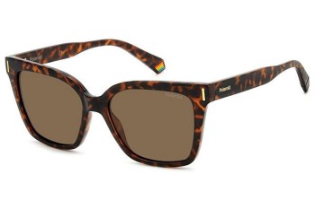 Okulary przeciwsłoneczne Polaroid PLD6192/S 086/SP Polarized Kocie oczy Havana