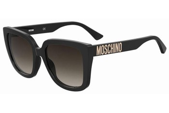 Okulary przeciwsłoneczne Moschino MOS146/S 807/HA Kwadratowe Czarne