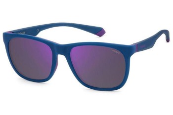 Zonnebril Polaroid PLD2140/S 802/MF Polarized Vierkant Blauw