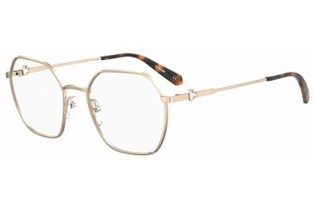 Okulary korekcyjne Love Moschino MOL614 000 Nieregularny Złote