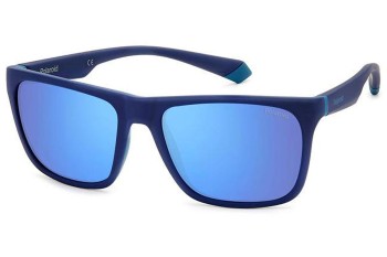 Ochelari de soare Polaroid PLD2141/S VGL/5X Polarized Pătrați Albaștri