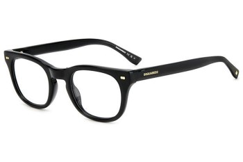 szemüvegeinket Dsquared2 D20078 807 Kerek Fekete