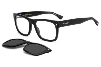 szemüvegeinket Dsquared2 D20100/CS 807/M9 Szogletes Fekete