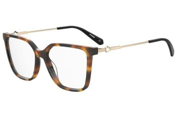 Okulary korekcyjne Love Moschino MOL612 05L Kwadratowe Havana