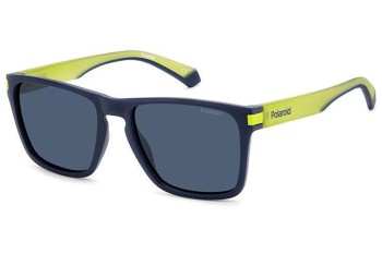 Ochelari de soare Polaroid PLD2139/S FLL/C3 Polarized Pătrați Albaștri