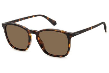 Ochelari de soare Polaroid PLD4139/S 086/SP Polarized Pătrați Havana