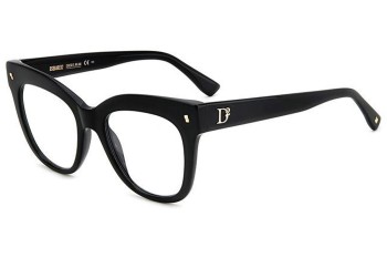 Okulary korekcyjne Dsquared2 D20098 807 Okrągłe Czarne