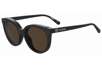 Glasses Love Moschino MOL058/CS 807/70 Okrągłe Czarne Glasses Love Moschino MOL058/CS 807/70 Okrągłe Czarne