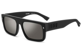 Zonnebril Dsquared2 ICON0008/S 003/T4 Vierkant Zwart