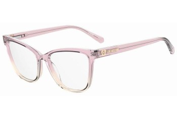 Okulary korekcyjne Love Moschino MOL615 35J Kocie oczy Różowe