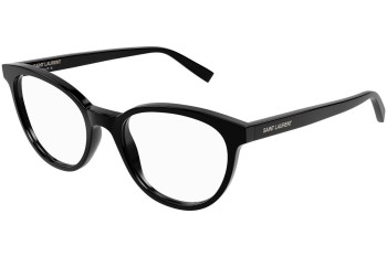 Brillen Saint Laurent SL589 001 Ronde Zwart