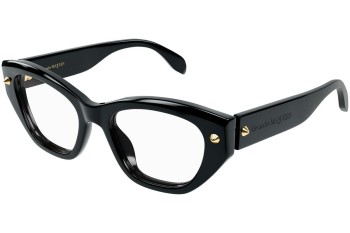 Ochelari Alexander McQueen AM0410O 001 Rotunzi Negri