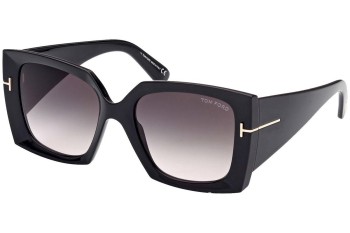 Okulary przeciwsłoneczne Tom Ford Jacquetta FT0921 01B Kwadratowe Czarne