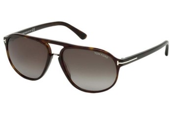 Okulary przeciwsłoneczne Tom Ford Jacob FT0447 52B Pilotki (Aviator) Havana