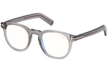 Okulary korekcyjne Tom Ford FT5629-B 020 Okrągłe Szare