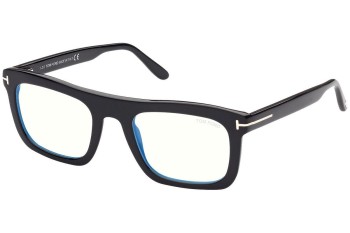 Okulary korekcyjne Tom Ford FT5757-B 001 Prostokątne Czarne