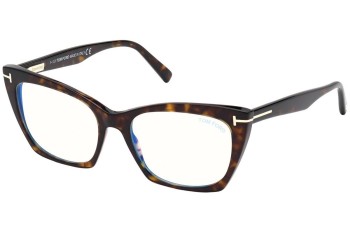 Okulary korekcyjne Tom Ford FT5709-B 052 Kocie oczy Havana