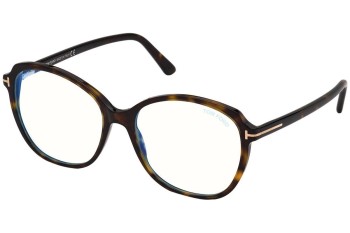 Briller Tom Ford FT5708-B 052 Rund Havana