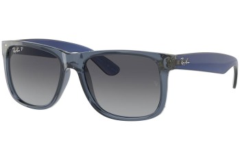 Solbriller Ray-Ban Justin RB4165 6596T3 Polarized Firkantet Blå