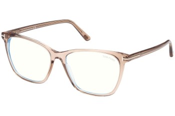 Silmälasit Tom Ford FT5762-B 045 Kulmikkaat Beige