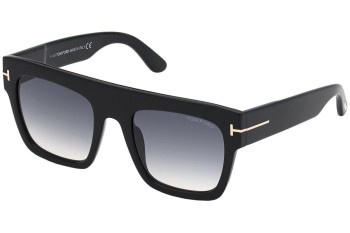 Aurinkolasit Tom Ford FT0847 01B Flat Top Musta