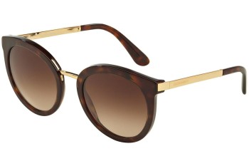 Okulary przeciwsłoneczne Dolce & Gabbana DG4268 502/13 Oversize Havana