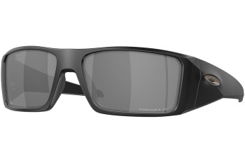 Okulary przeciwsłoneczne Oakley Heliostat OO9231-02 Polarized Prostokątne Czarne