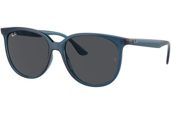 Okulary przeciwsłoneczne Ray-Ban RB4378 669487 Kwadratowe Niebieskie