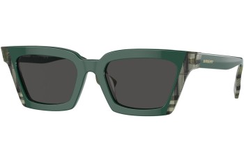 Okulary przeciwsłoneczne Burberry Briar BE4392U 405687 Kwadratowe Zielone