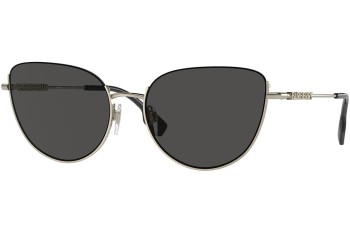 Okulary przeciwsłoneczne Burberry Harper BE3144 110987 Kocie oczy Złote