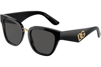 Ochelari de soare Dolce & Gabbana DG4437 501/87 Cat Eye Negri