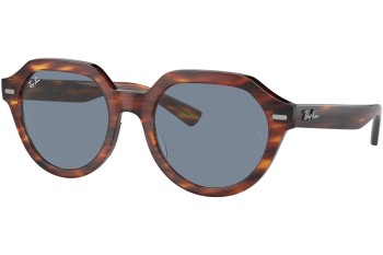 Zonnebril Ray-Ban Gina RB4399 954/62 Vierkant Havana