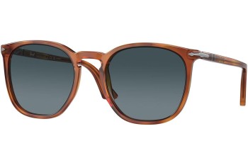 Okulary przeciwsłoneczne Persol PO3316S 96/S3 Polarized Kwadratowe Havana