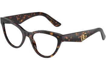 Brillen Dolce & Gabbana DG3372 502 Cat Eye Havana