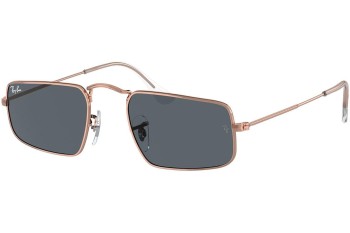 Okulary przeciwsłoneczne Ray-Ban Julie RB3957 9202R5 Prostokątne Brązowe