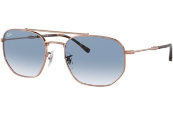 Okulary przeciwsłoneczne Ray-Ban RB3707 92023F Pilotki (Aviator) Brązowe