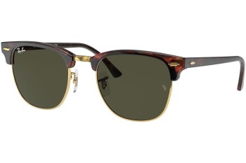 Слънчеви очила Ray-Ban Clubmaster Classic RB3016 W0366 По веждите Кафява