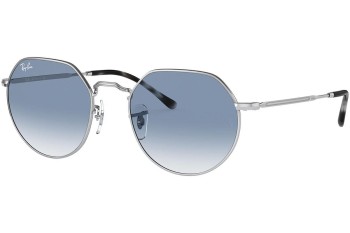 Zonnebril Ray-Ban Jack RB3565 003/3F Ronde Zilver