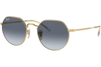 Solbriller Ray-Ban Jack RB3565 001/86 Rund Guld