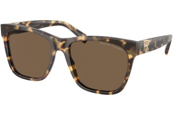 Okulary przeciwsłoneczne Ralph Lauren The Ricky II RL8212 500473 Kwadratowe Havana