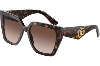 Okulary przeciwsłoneczne Dolce & Gabbana DG4438 502/13 Kwadratowe Havana