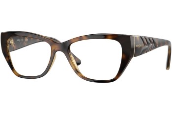 Okulary korekcyjne Vogue Eyewear VO5483 W656 Kocie oczy Havana