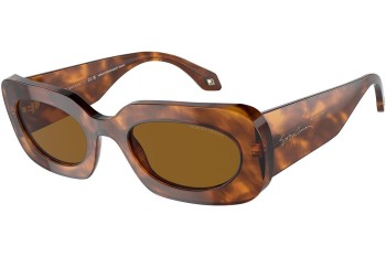 Okulary przeciwsłoneczne Giorgio Armani AR8182 598833 Prostokątne Havana