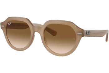 Ochelari de soare Ray-Ban Gina RB4399 616651 Pătrați Maro